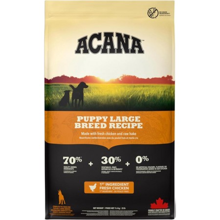 Acana Puppy Large Breed Recipe КУРКА корм для цуценят великих порід 11.4 кг (50111)